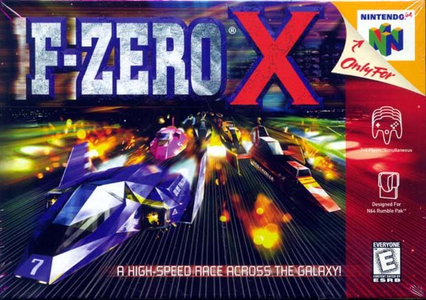 F-Zero X box art for Nintendo 64